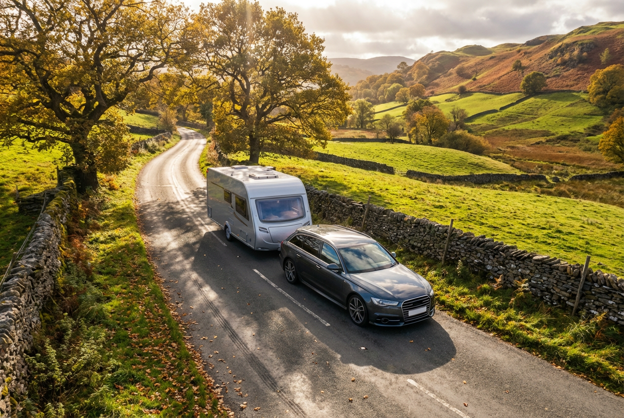 Diriving-license-for-towing-caravan